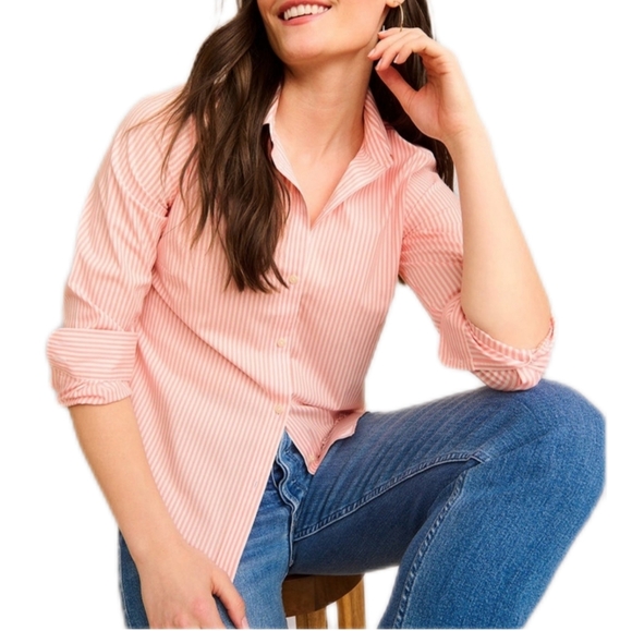 UNTUCKit (Lot of 2) Striped Long Sleeve Button up Shirt Bundle Plus Size 16 - Picture 6 of 8